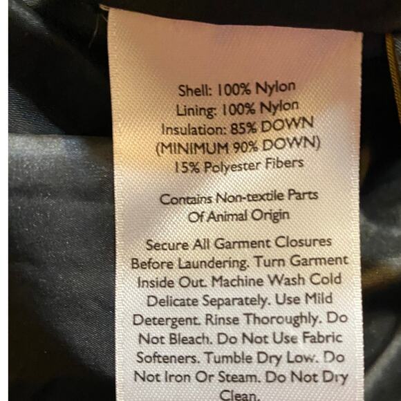 Eddie Bauer Black Weatherproof Down Jacket Hooded Lightweight Coat - Picture 4 of 7